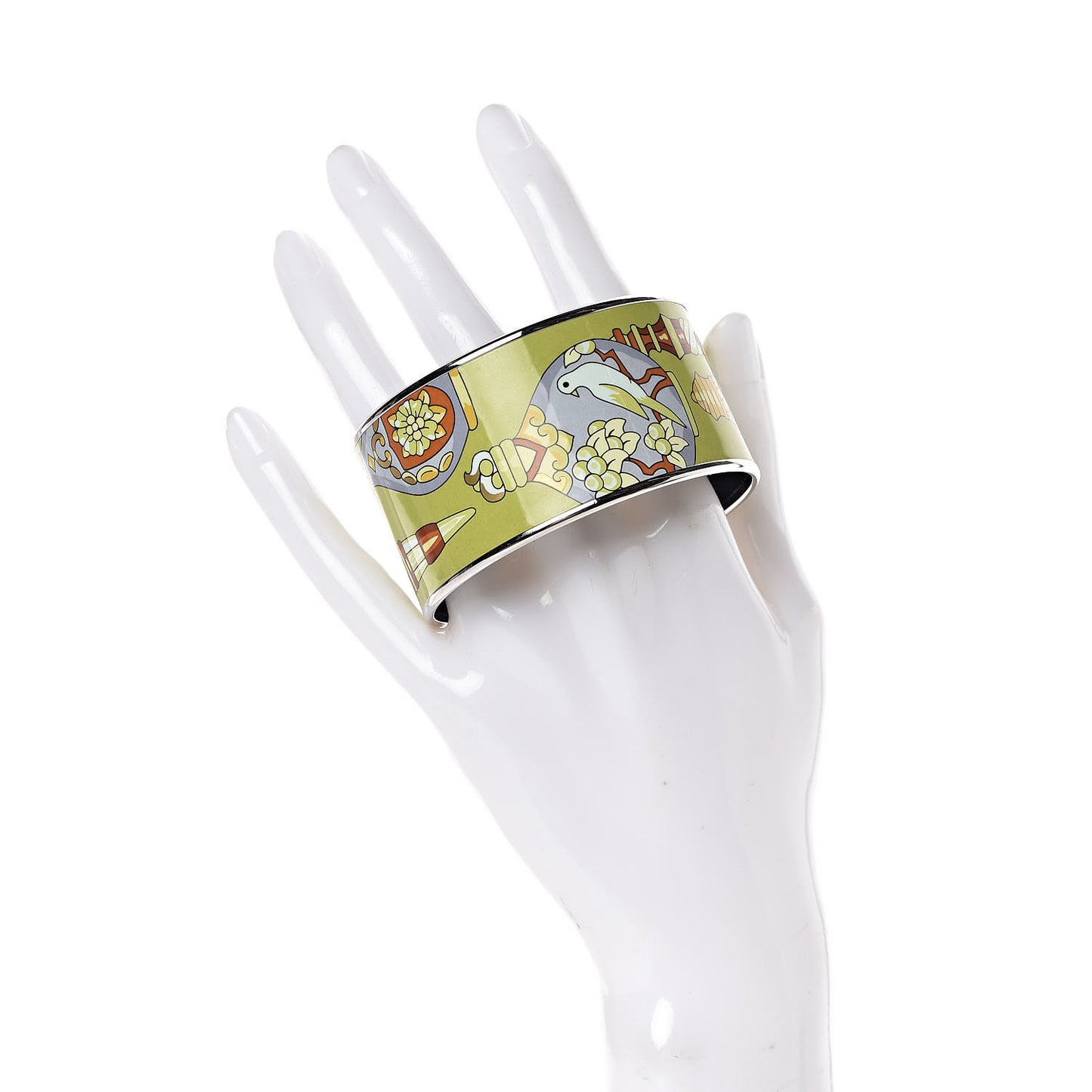 Enamel Printed Flacons Extra Wide Bracelet 65