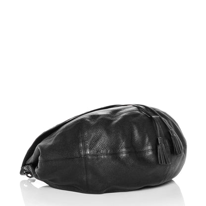 Bottega Veneta Cervo Intrecciato Flap Hobo Nero Black 4 of 7