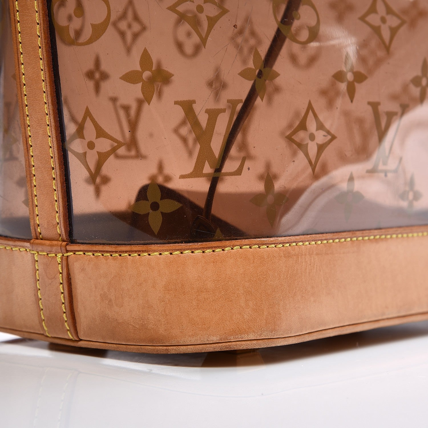 Louis Vuitton Vinyl Cabas Sac Ambre MM 6 of 16