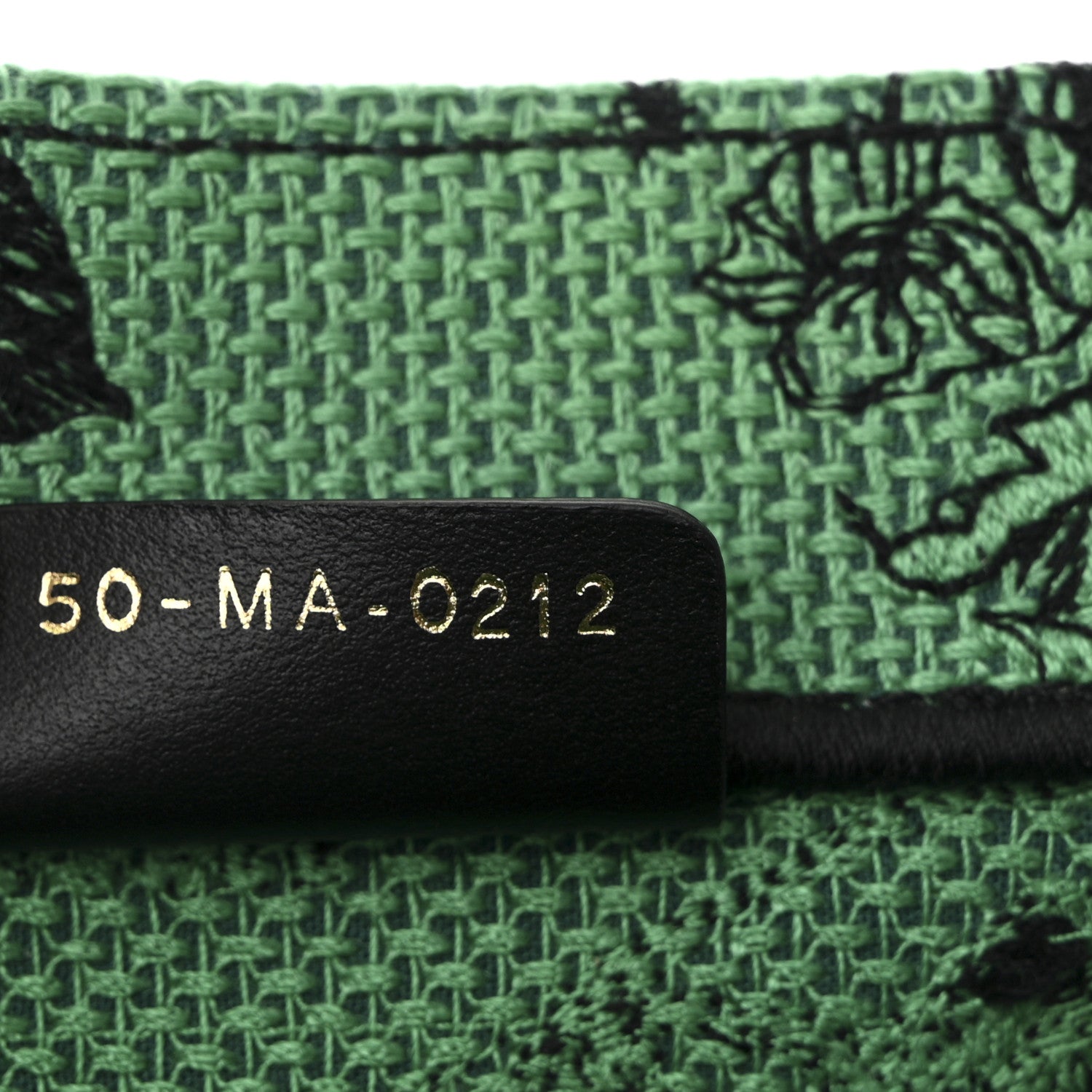 Christian Dior Canvas Embroidered Medium Zodiac Toile De Jouy Book Tote Green 7 of 10
