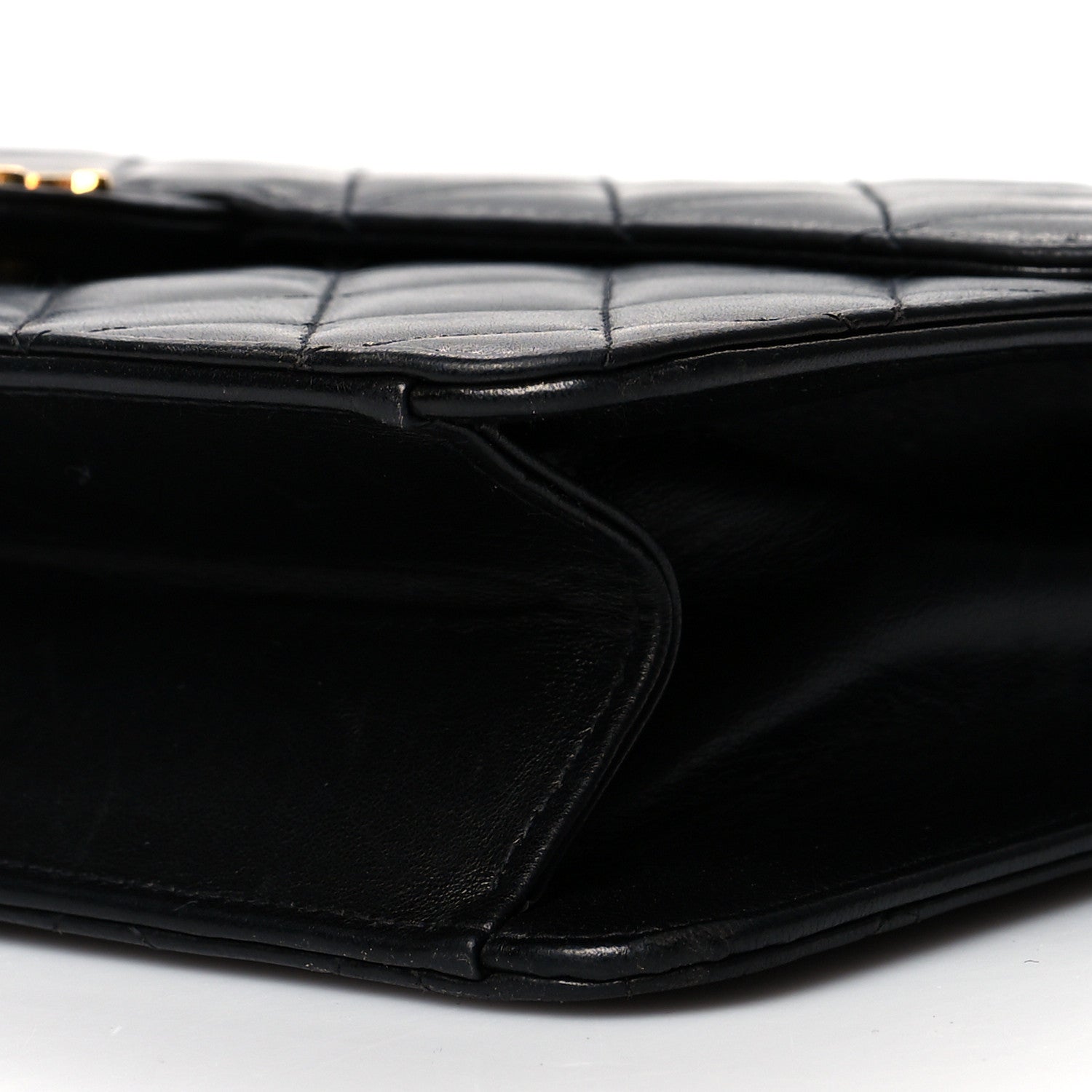Chanel Lambskin Quilted Medium Single Flap Black 9 of 13
