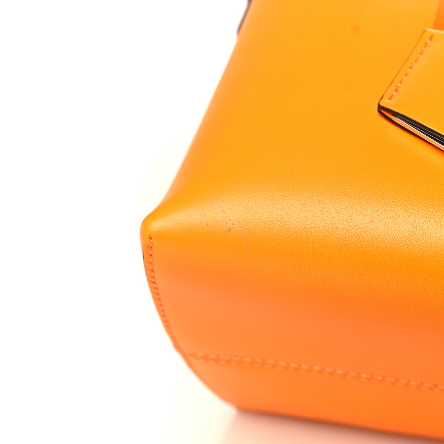Fendi Vitello King Logo Embossed Medium By The Way Boston Bag Clementine 10 of 10