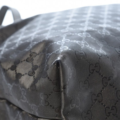 Gucci Imprime Monogram Medium Zippered Shopping Tote Pewter 9 of 12