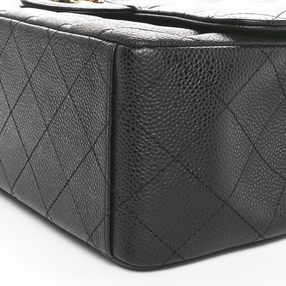 Chanel Caviar Quilted Maxi Double Flap Black 10 of 11