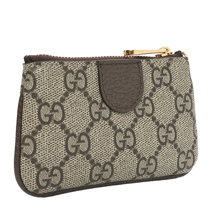 Gucci GG Supreme Monogram Web Ophidia Key Case Beige New Acero 3 of 8
