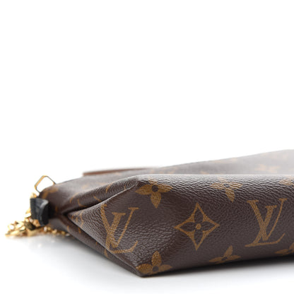 Louis Vuitton Monogram Pallas Clutch Black 8 of 9