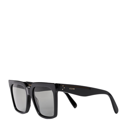 Celine Acetate Polarized Oversized Sunglasses CL4055IN Black 1 of 5