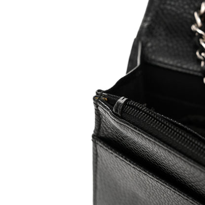 Chanel Caviar Timeless CC Wallet On Chain WOC Black 9 of 13