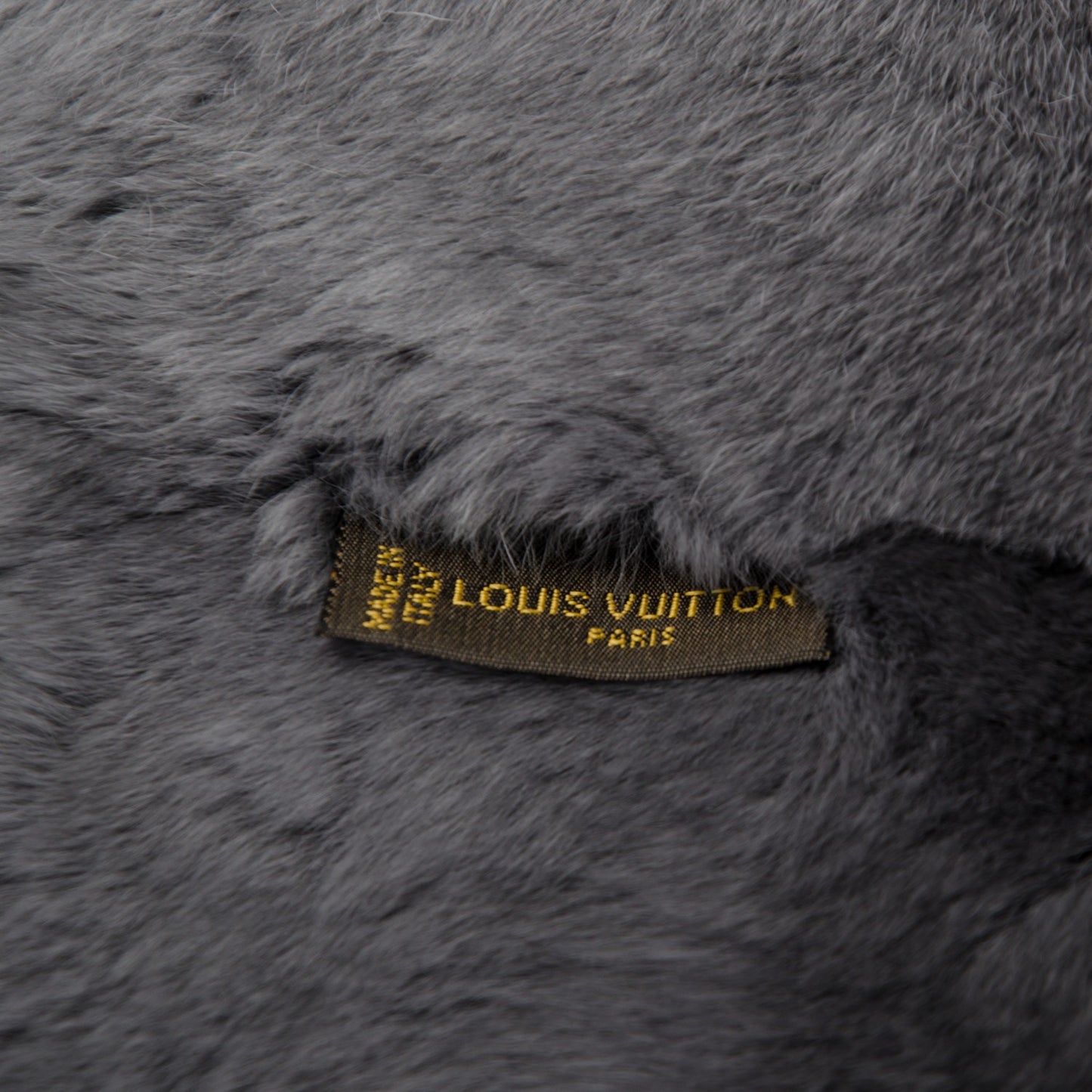 Rabbit Fur Echarpe Rex Stole Gray
