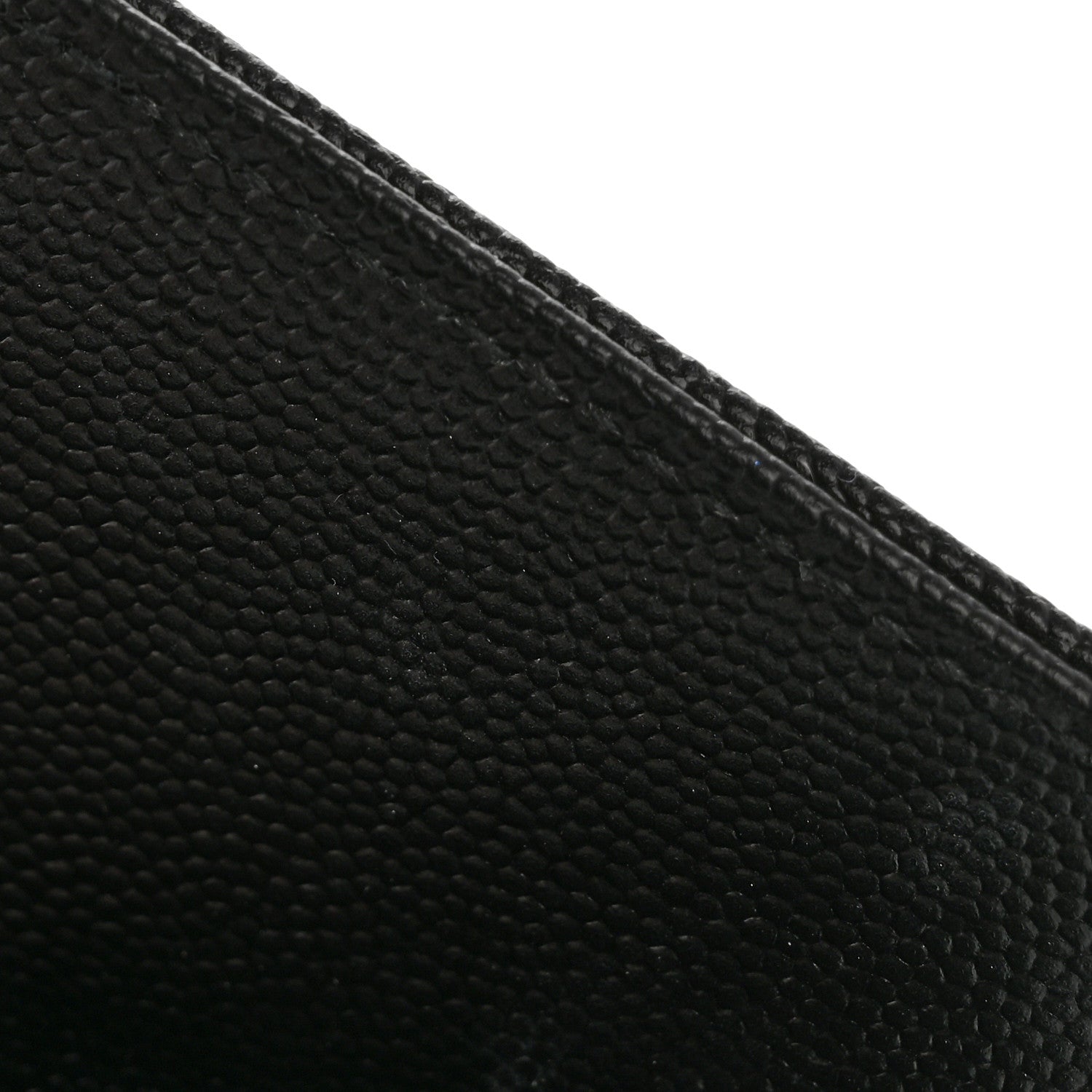 Saint Laurent Grain De Poudre Matelasse Chevron Small Monogram Envelope Wallet Black 8 of 11