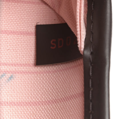 Louis Vuitton Damier Ebene Neo Neverfull MM Rose Ballerine 8 of 10