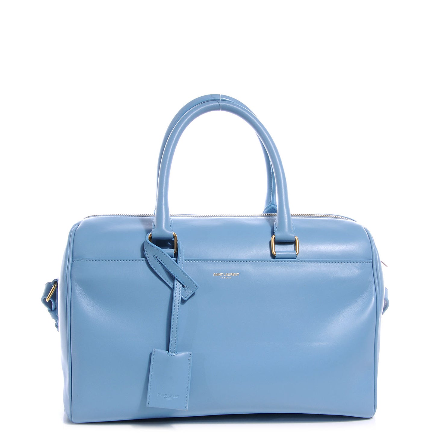 Leather Classic Duffle 6 Bag Blue