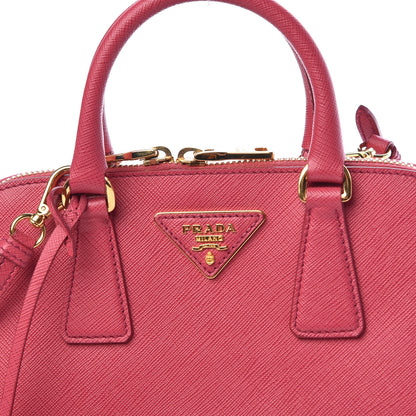 Prada Saffiano Lux Small Promenade Tote Fuxia 9 of 14