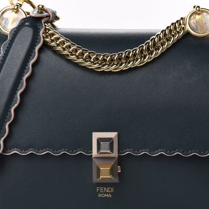 Fendi Vitello Liberty Scalloped Studded Small Kan I Shoulder Bag Amazzonia 11 of 12