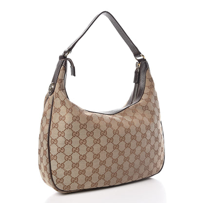 Gucci Monogram Medium Charmy Hobo Dark Brown 3 of 18