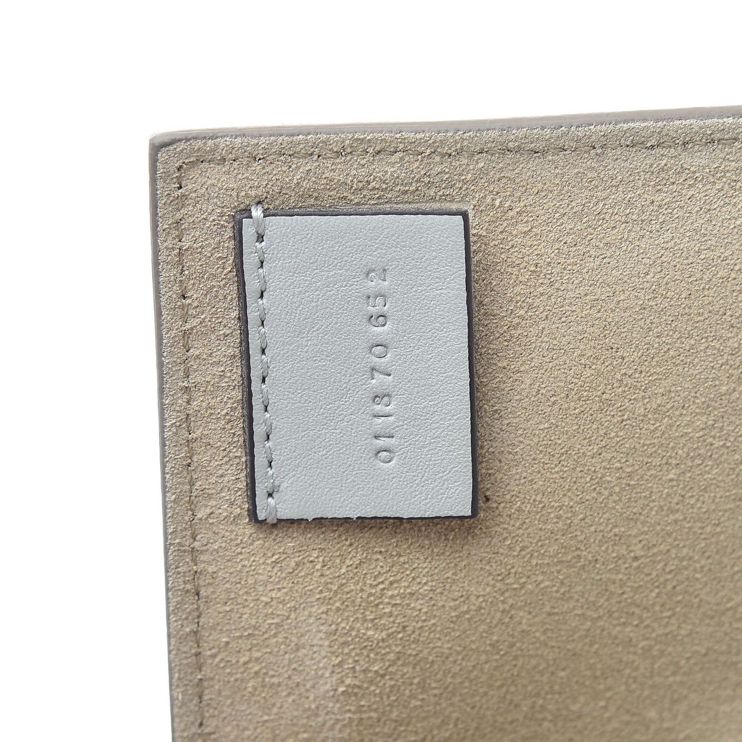 Calfskin Suede Medium Faye Shoulder Bag Airy Grey
