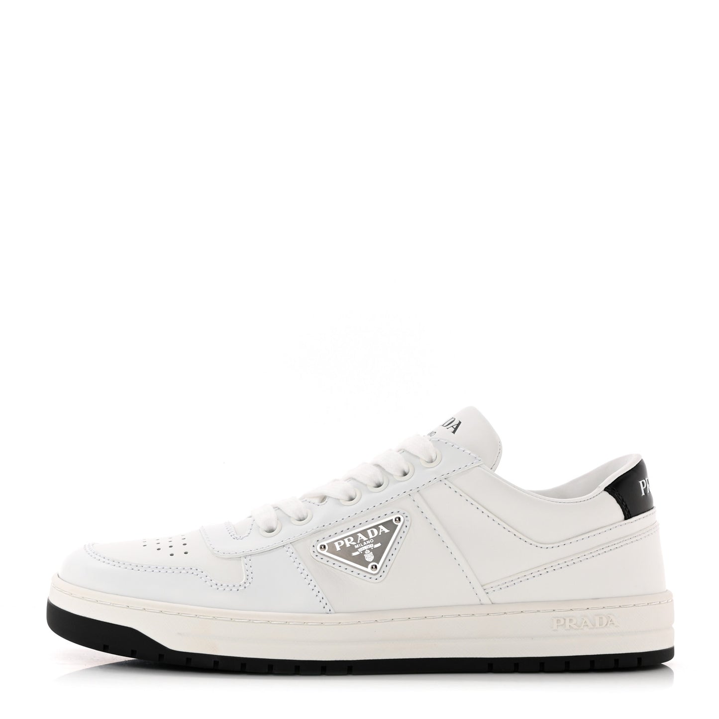 Vitello Rois Triangle Womens Downtown Low Top 30mm Sneakers 39.5 White Black