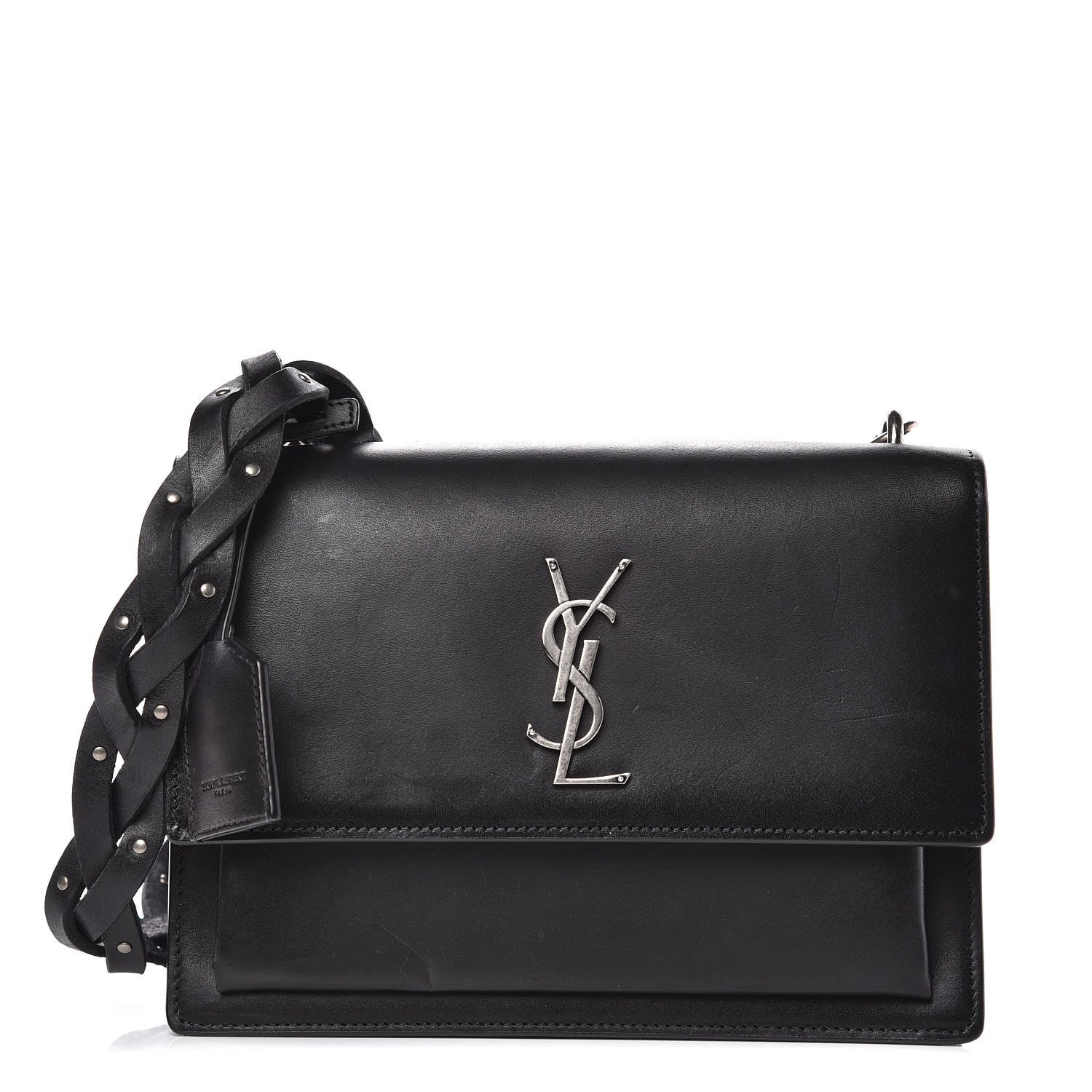 Saint Laurent Calfskin Medium Monogram Sunset Black 1 of 15