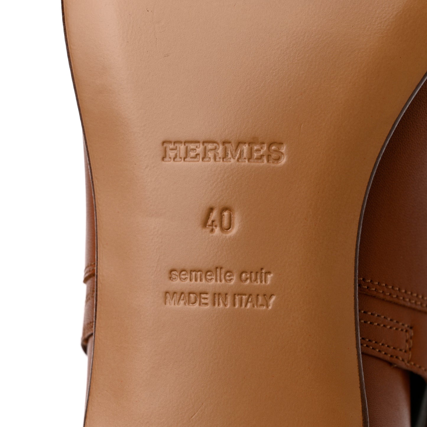 Calfskin Neo Low Boots 40 Natural