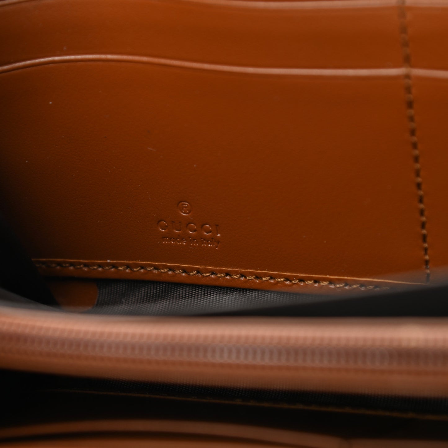 Plutone Calfskin Logo Zip Around Wallet Cuir