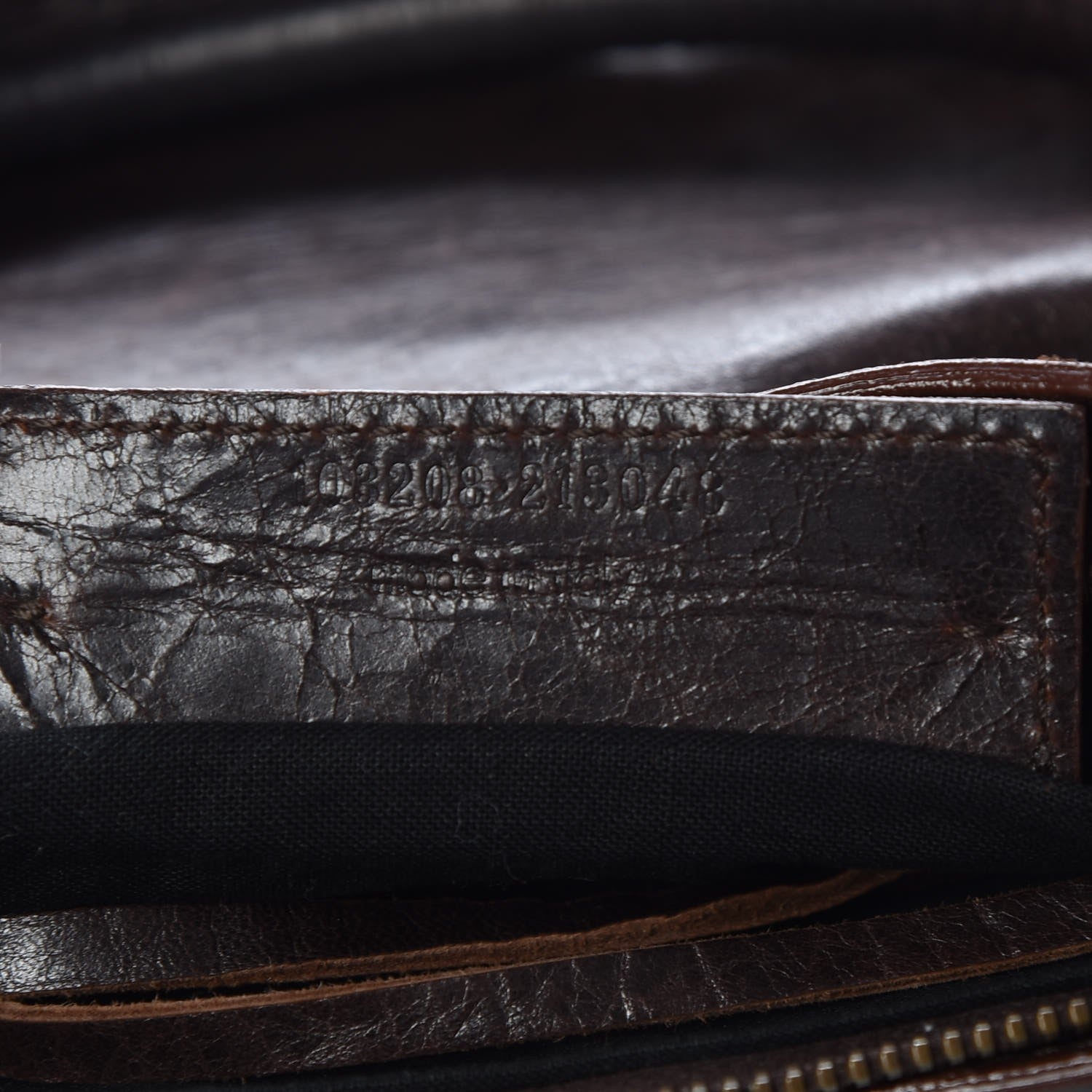 Balenciaga Agneau Classic Hardware First Chocolate 7 of 7