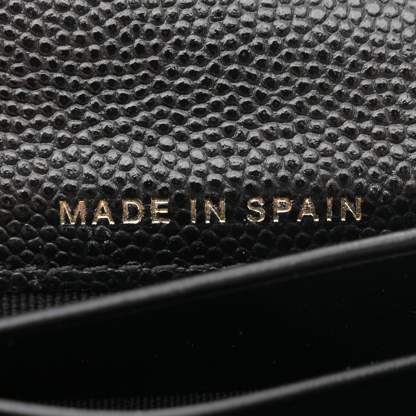 Caviar Quilted Crystal CC Large Gusset Flap Wallet Black
