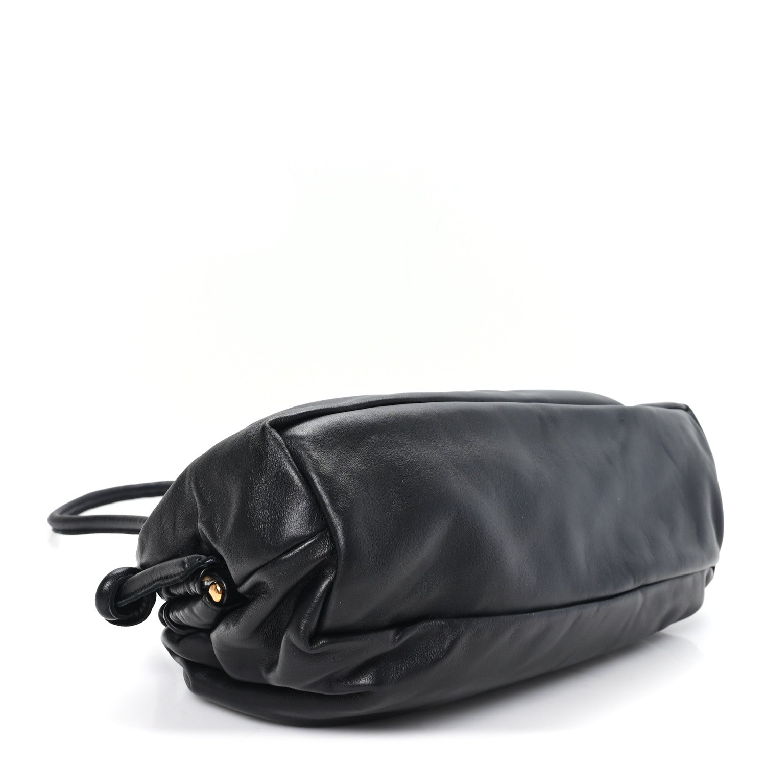Mansur Gavriel Lambskin Cloud Clutch Black Flamma 4 of 9
