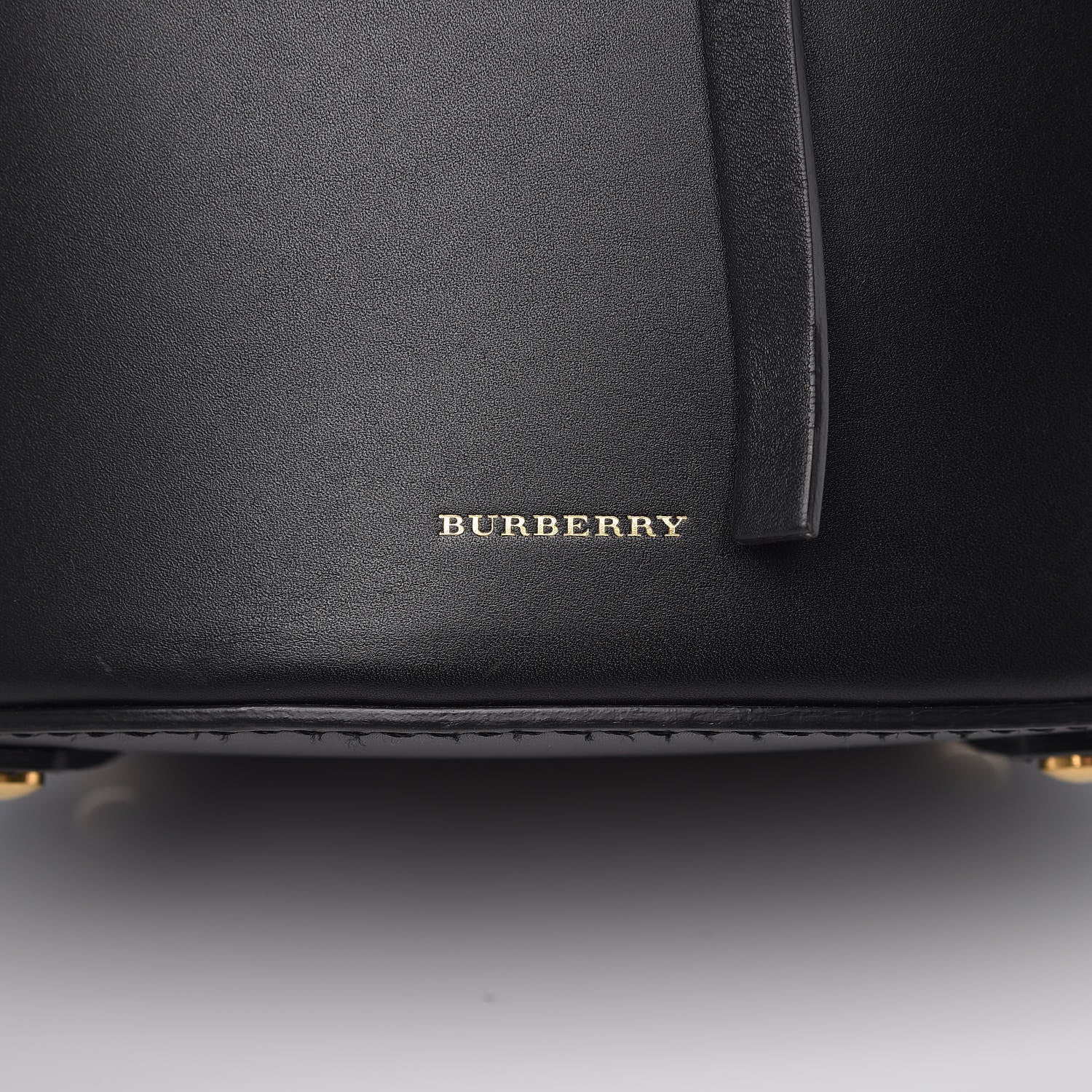 Burberry Supple Calfskin Medium Bucket Black 9 of 9