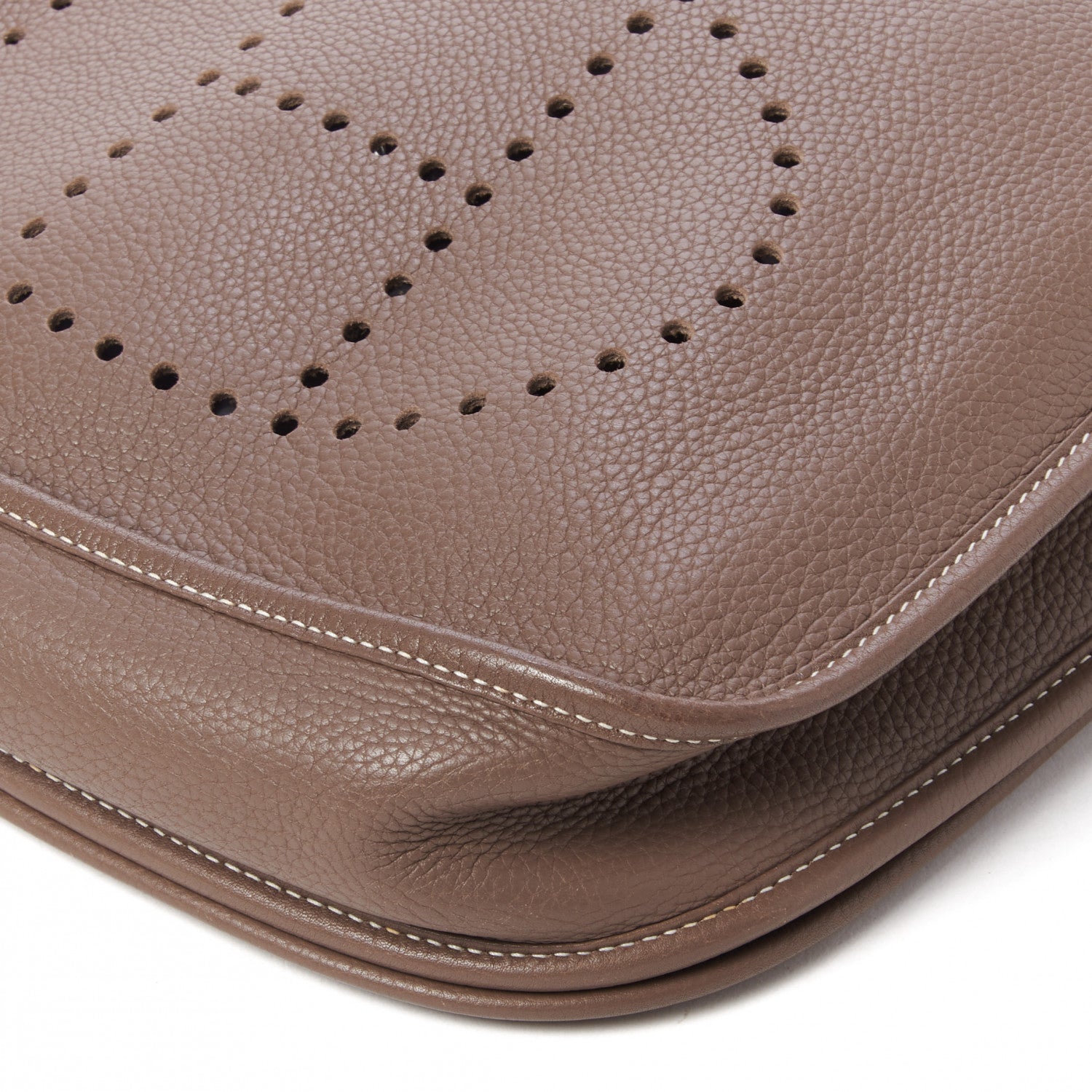 Hermes Taurillon Clemence Evelyne II PM Etoupe 4 of 8