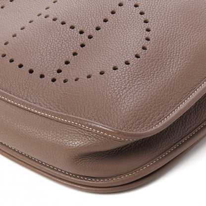 Hermes Taurillon Clemence Evelyne II PM Etoupe 4 of 8