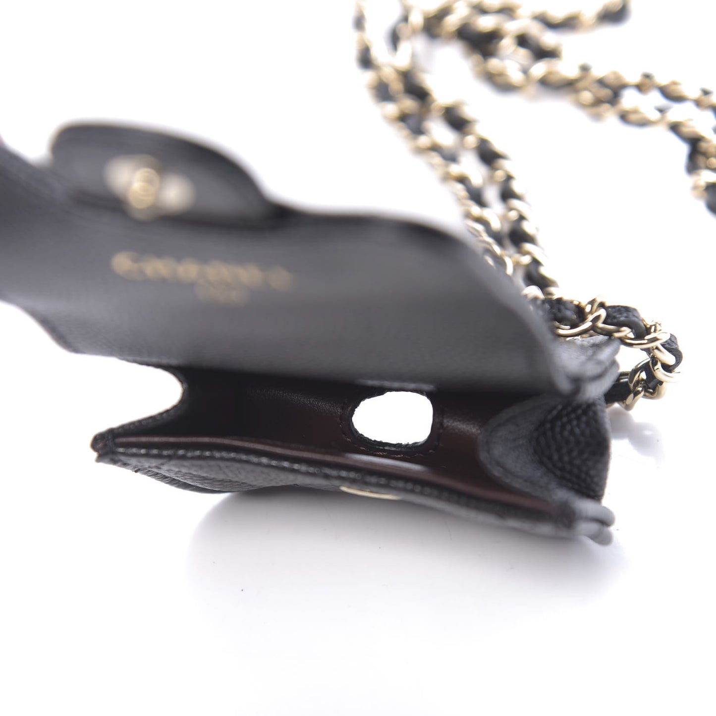 Caviar Quilted Airpods Pro Case Black