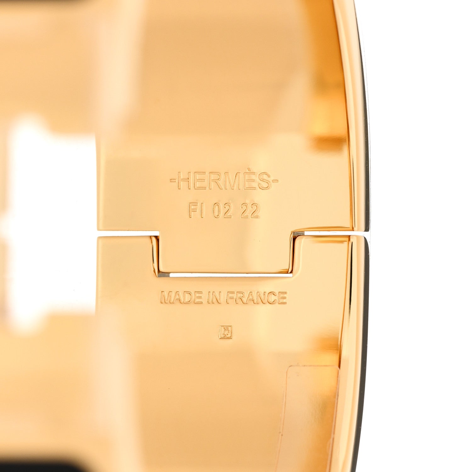 Hermes Enamel Wide Clic Clac H Bracelet PM Black 4 of 5