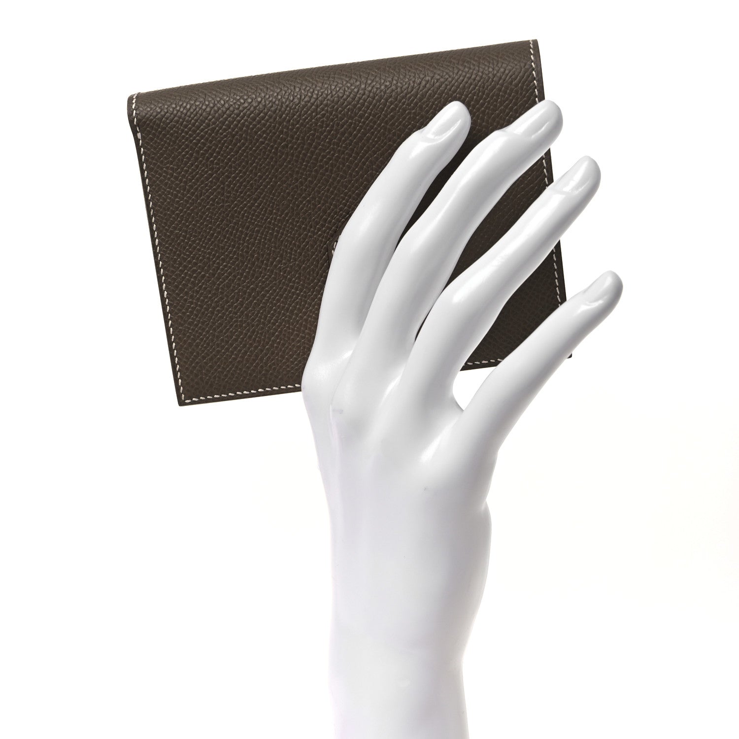 Hermes Epsom Bearn Compact Wallet Etoupe 2 of 9