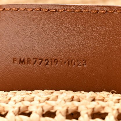 Saint Laurent Raffia Icare Shopping Tote Natural 9 of 14