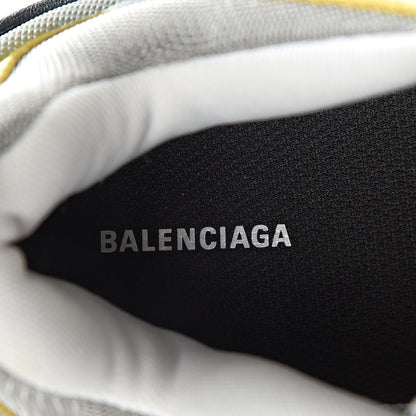 Balenciaga Fabric Mesh Mens Triple S Sneakers 38 Yellow Grey White 5 of 8