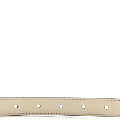 Gucci Calfskin Double G 20mm Belt 90 36 Mystic White 3 of 6