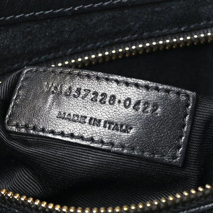 Saint Laurent Smooth Calfskin Le 5 A 7 Hobo Black 6 of 9
