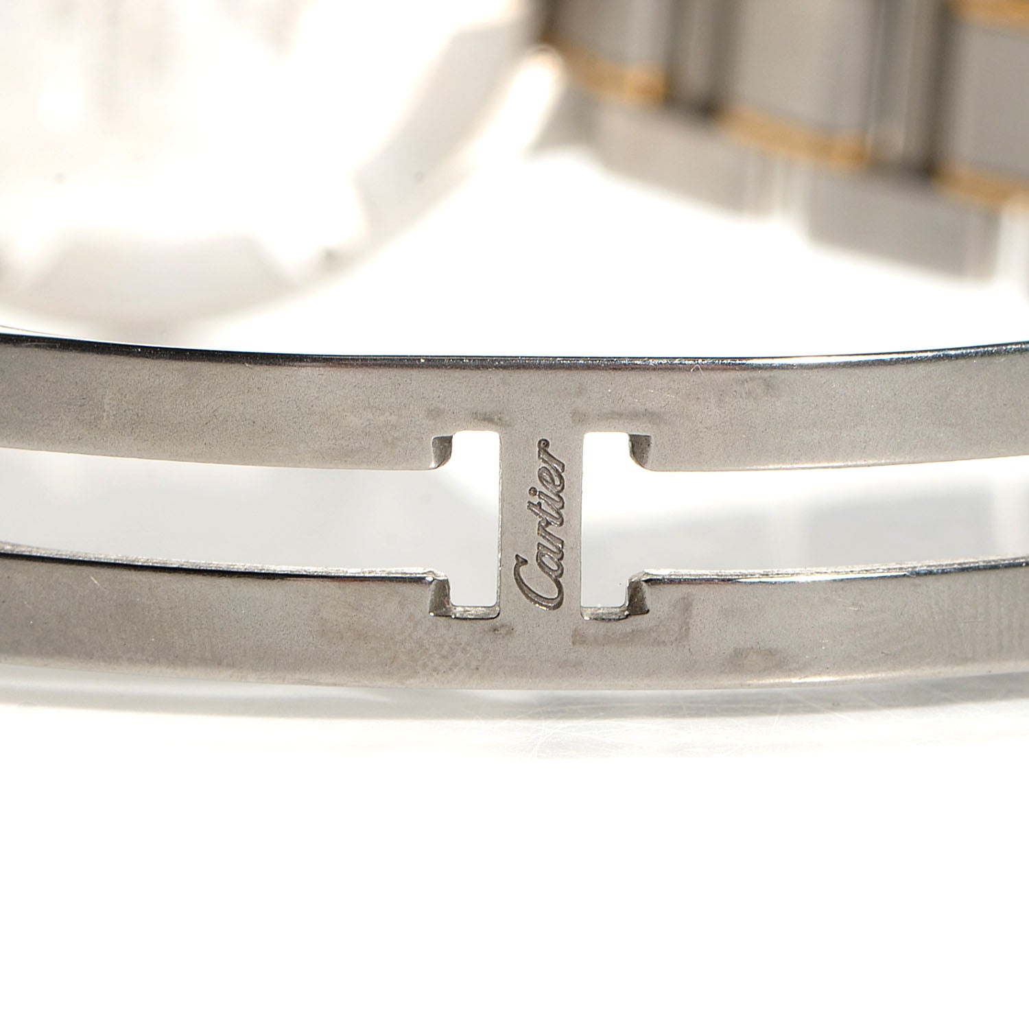 Cartier Stainless Steel 18K Yellow Gold 28mm Must De 21 Quartz Watch 6 of 7