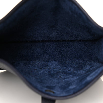 Hermes Taurillon Clemence Amazone Sangle Cavale Evelyne TPM Bleu Nuit Bleu Encre Cuivre 5 of 11