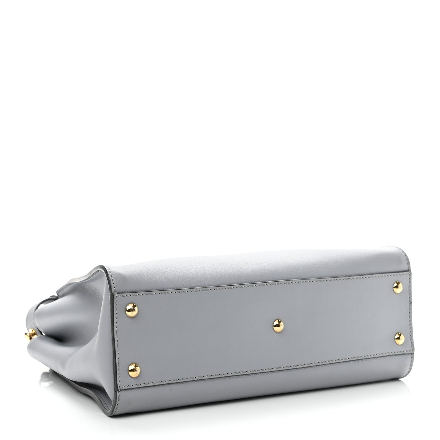 Vitello Seta Shiny Nappa Medium Peekaboo Iconic Satchel Ardesia Amido