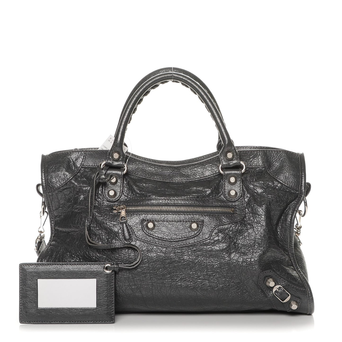 Agneau Giant 12 Silver Hardware City Gris Fossile