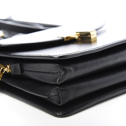 Balenciaga Calfskin Lock Shoulder Bag Black 6 of 8