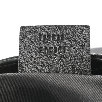 Gucci Monogram Flat Messenger Bag Black 6 of 9