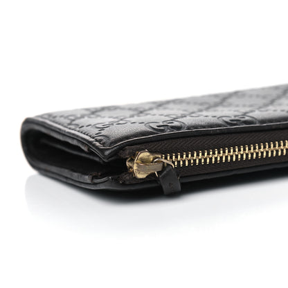 Gucci Guccissima Vitello Tender Donna Long Wallet Testa di Moro 8 of 8