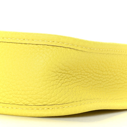 Hermes Taurillon Clemence Evelyne TPM Lime 8 of 8