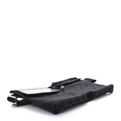 Gucci GG Monogram Double Pocket Belt Bag Black 4 of 10