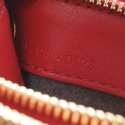 Celine Leather Trio Crossbody Bag Red 7 of 7