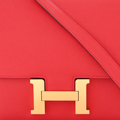 Hermes Epsom Constance 24 Rouge de Coeur 8 of 11