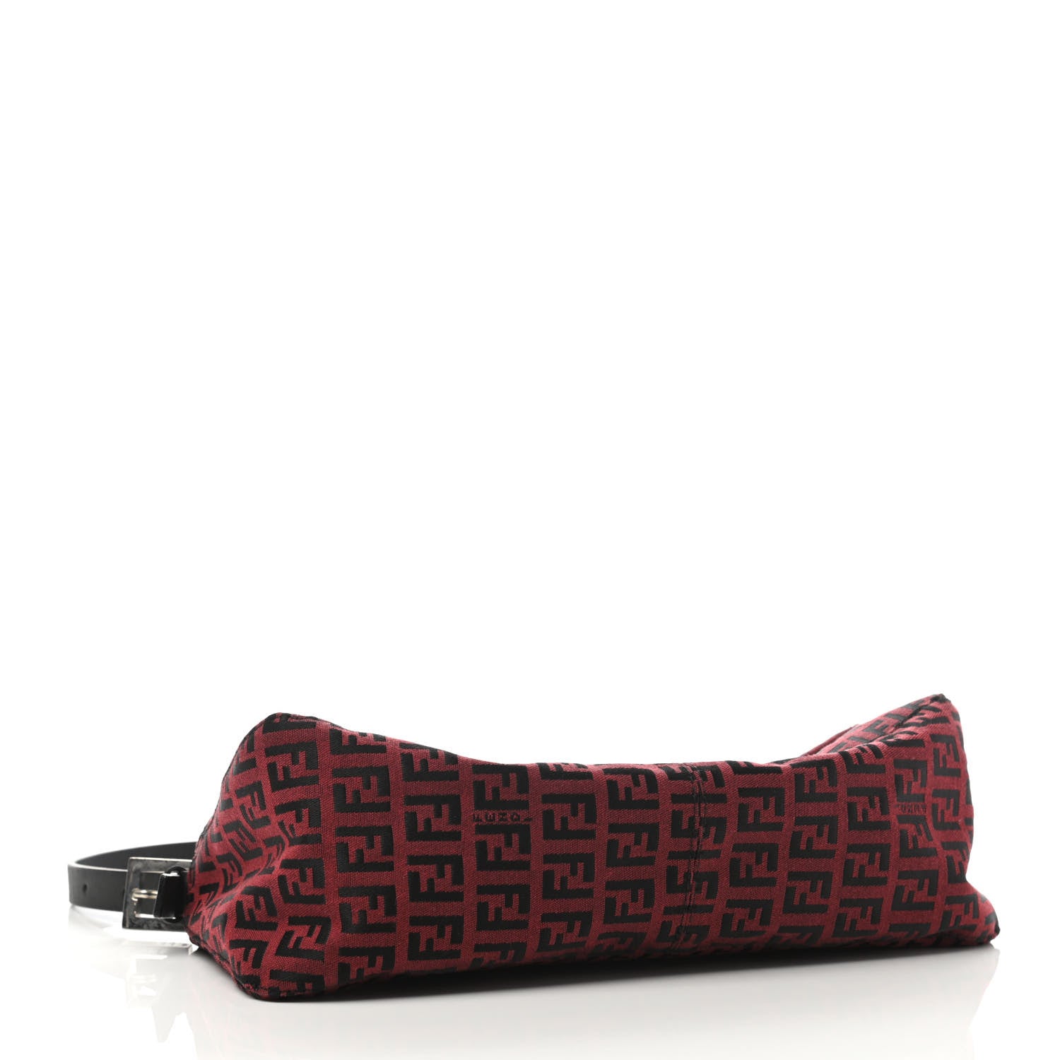 Fendi Zucchino Baguette Red Black 3 of 4