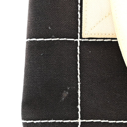 Chanel Canvas Square Stitched CC Small Tote Bag Black 16 of 16